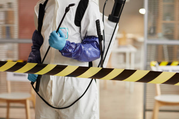 Professional Biohazard Cleanup technician working in Upper Marlboro, MD